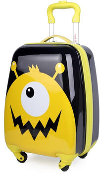 Hauptstadtkoffer For Kids 47 cm Monster black/yellow