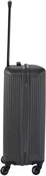Travelite Bali 4-Rollen-Trolley Set 55/67/77 cm anthracite – Praktische Ausstattung für komfortables Reisen