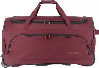 Travelite Basics Fresh Rollenreisetasche 71 cm bordeaux – Praktische Ausstattung für jede Reise