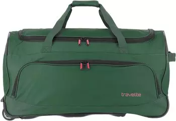 Travelite Basics Fresh Rollenreisetasche 71 cm grün – Praktische Ausstattung für komfortables Reisen