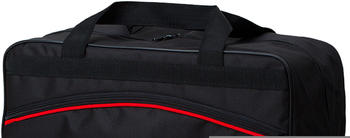 BambiniWelt Handgepäck-Reisetasche 40 x 25 x 20 cm schwarz/rot