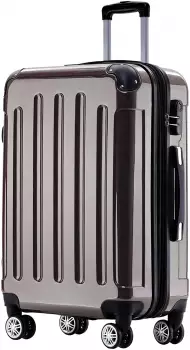 BEIBYE Koffer BEIBYE 4-Rollen-Trolley 76 cm (2048) coffee