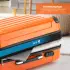 BEIBYE Koffer BEIBYE 4-Rollen-Trolley 76 cm (2048) orange