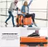 BEIBYE Koffer BEIBYE 4-Rollen-Trolley 76 cm (2048) orange
