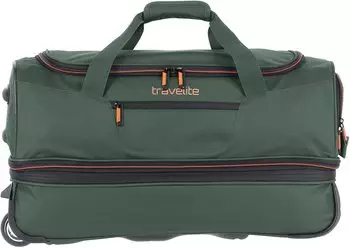Travelite Basics Rollenreisetasche 55 cm (96275) dark green – Praktische Ausstattungsmerkmale für jede Reise