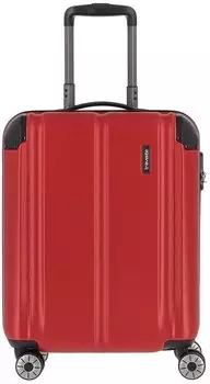 Travelite City 4-Rollen-Trolley 55 cm red