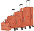 Travelite Miigo 4-Rollen-Trolley Set 55/67/77 cm & Boardcase (92740) saffron