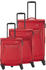 Travelite Chios 4-Rollen-Trolley Set 55/67/78 cm (80040) red