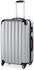 silber: Monzana Baseline 4-Rollen-Trolley 70 cm