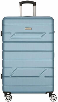 Nowi Bergamo 4 Rollen-Trolley 75 cm turquoise (5476-tuerkis)