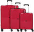d & n Travel Line 4000 4-Rollen-Trolley Set 3-tlg. pink (4000-04)