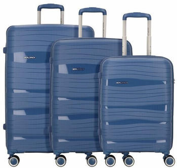 Worldpack Miami 4-Rollen-Trolley Set 3-tlg. royalblue (10458-0500)