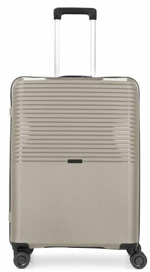 d & n Travel Line 4000 4-Rollen-Trolley 66 cm taupe (4060-03)