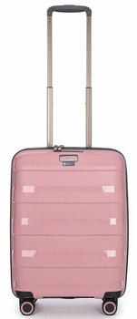 Stratic Straw 4-Rollen-Trolley Bicolor 55 cm rose light-blue