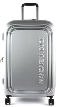 Mandarina Duck Logoduck 4-Rollen-Trolley 69 cm silver (P10SZV32)