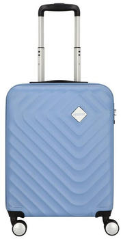 American Tourister Summer Square 4-Rollen-Trolley 55 cm grey blue