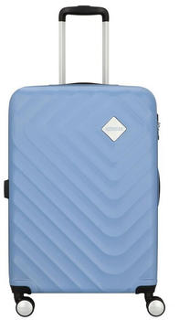 American Tourister Summer Square 4-Rollen-Trolley 67 cm grey blue