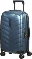 Samsonite Attrix Spinner 55/20 Exp Length 35Cm Steel Blue Koffer mit 4 Rollen