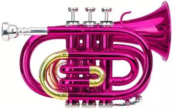 Classic Cantabile Brass TT-400 Bb-Taschentrompete pink
