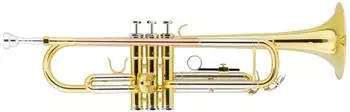 Classic Cantabile TR-40ML Bb-Trompete goldlackiert ML-Bohrung mit Koffer (00062190)