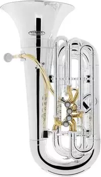 Classic Cantabile MardiBrass Kunststoff Bb-Tuba, silber (KT-30SR)