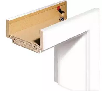 Pertura CPL Komplettzarge wei&szlig; Rechts 198,5 x 86 x 12 cm