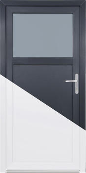 Panto Kunststoff Premium SMK510 98 x 198 cm R weiß/anthrazit (0781100393)