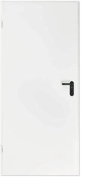 Hörmann ZK Türelement weiß 1000x2000 mm DIN links inkl.Beschlagsgarnitur Drücker/Drücker schwarz