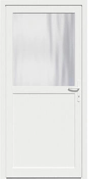 Hornbach A01 110 x 200 cm DIN Rechts weiß/weiß + Mastercarre inkl. Griff-Set + Profilzylinder