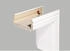 Pertura Komplettzarge CPL weiß profiliert 198,5 x 73,5 x 14,0 cm rechts