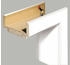 Pertura Komplettzarge CPL weiß (ähnlich RAL 9010) 198,5x61,0x16,0 cm Rechts (2000347)
