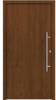 Splendoor APOLLON Aluminium 1000x2100 mm Golden Oak DIN Links (nach innen öffnend) RC 2 inkl. Beschlagset und Profilzylinder mit 3 Schlüssel