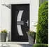 vidaXL Haustür Anthrazit 98x200 cm PVC 3187937