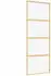 vidaXL Schiebetür Golden 76x205 cm ESG-Klarglas und Aluminium 155178