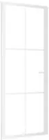 Innent&uuml;r 83x201,5 Cm Wei&szlig; Esg-glas Und Aluminium Vidaxl