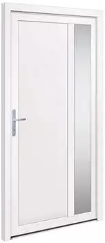 vidaXL Haust&uuml;r Wei&szlig; 108x208 cm PVC 3157096