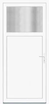 Panto Nebeneingangstür K401 Weiß 98 cm x 208 cm DIN R