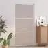 vidaXL Innentür 102,5x201,5 cm Weiß Mattglas und Aluminium 350579