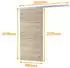 Inova Holzschiebetür Eiche San Remo 880 x 2035 mm Komplettset mit Griffmuschel inkl. 2Seitiger Softclose