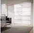 Inova Doppelschiebetür Glas Blockstreifen 1760x2035mm (Griffknopf)
