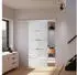 Inova Glasschiebetür Blockstreifen 755x2035mm Softclose Quadratgriff