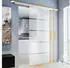 Inova Glasschiebetür Blockstreifen 755x2035mm Softclose Quadratgriff