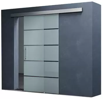 Mai & Mai Glasschiebetür Komplettset ESG 8mm Softclose H:2050mm