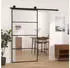 vidaXL Schiebetür mit Beschlag 102,5x205 cm ESG-Glas & Aluminium 3152150