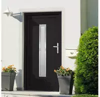 vidaXL Haust&uuml;r Anthrazit 108x200 cm PVC
