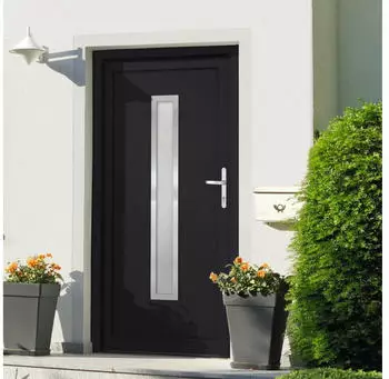 vidaXL Haust&uuml;r Anthrazit 108x200 cm PVC 3187907