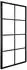 vidaXL Schiebetür Aluminium und ESG Glas 102,5x205 cm Schwarz 288066