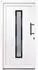 vidaXL Haustür Weiß 108x200 cm PVC 3157082