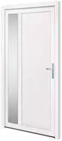 vidaXL Haust&uuml;r Wei&szlig; 108x208 cm PVC
