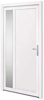 vidaXL Haust&uuml;r Wei&szlig; 108x208 cm PVC 3157099